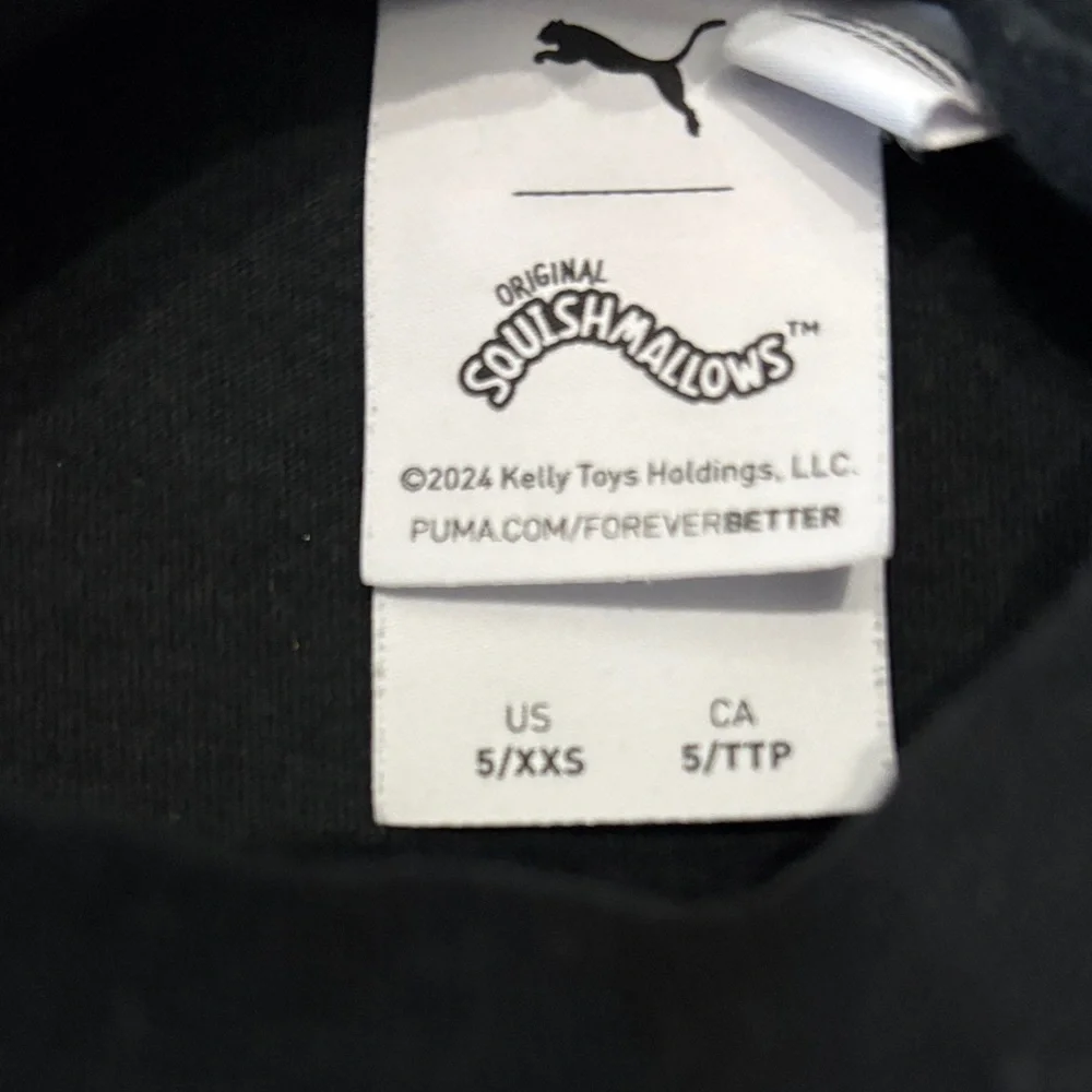 Puma Squishmallow Black and Yellow shirt Members mark Leggings - Picture 4 of 6